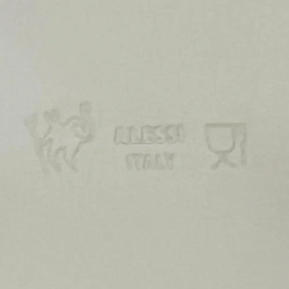 A di ALESSI Mary Biscuit Box, Translucent Body, White Lid